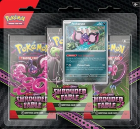 Shrouded Fable - Pecharunt 3-Pack Blister - Pokemon kort